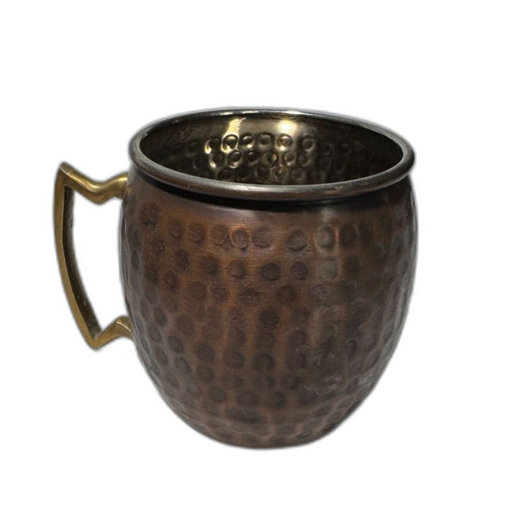 Vintage ODI Copper Moscow Mule Mug | Old Dutch International Brass Handle Cup